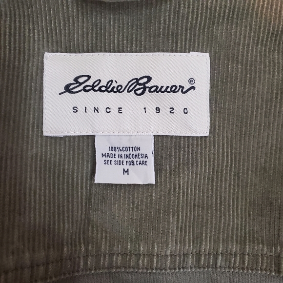 Eddie Bauer Green corduroy jacket cottage core - Picture 4 of 8